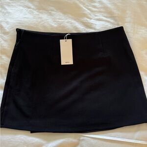 Mango knitted wrap mini-skirt!